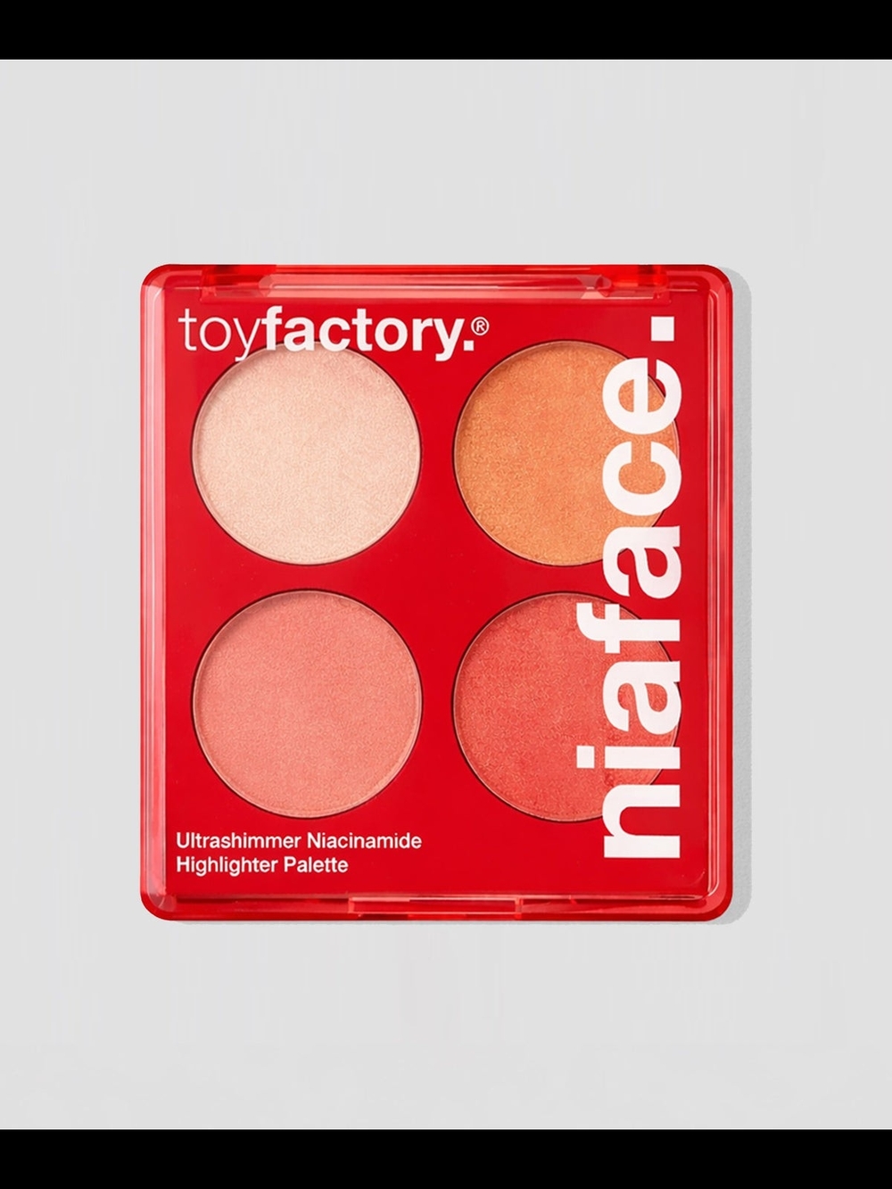 ToyFactory Niaface Ultrashimmer Highlighter Palette • 4 Shades • NIB Unopened